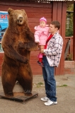 Siberië -Lisvjanka - kind met beer